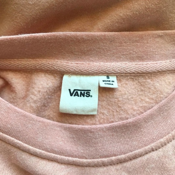 VANS Off the Wall Brand pink cotton/poly blend crewneck sweatshirt size S in EUC - Picture 14 of 16